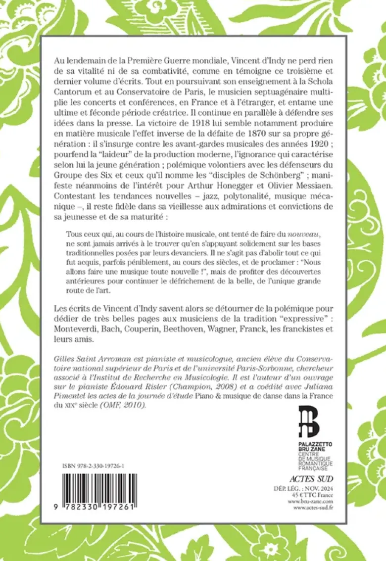 Écrits de Vincent d'Indy volume 3