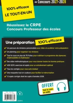CRPE 2027-2028 - L3 - 100 % efficace