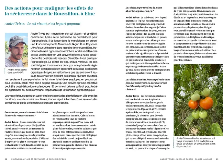 Cultiver la pluie
