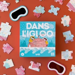 Dans l'Igloo 4 Puzzles 9-12-16-20 Pièces