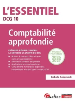 DCG 10 - Comptabilité approfondie