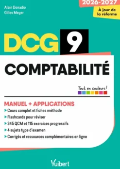 DCG 9 - Comptabilité : Manuel et Applications - Réforme 2026-2027