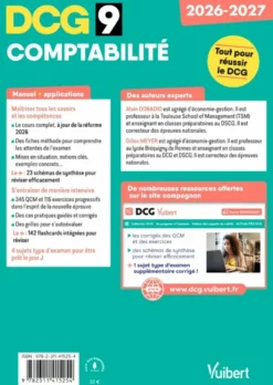 DCG 9 - Comptabilité : Manuel et Applications - Réforme 2026-2027