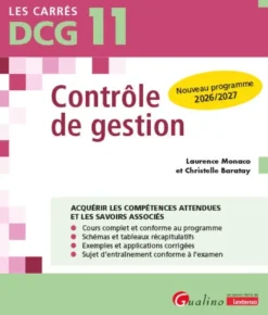 DCG 11 - Contrôle de gestion