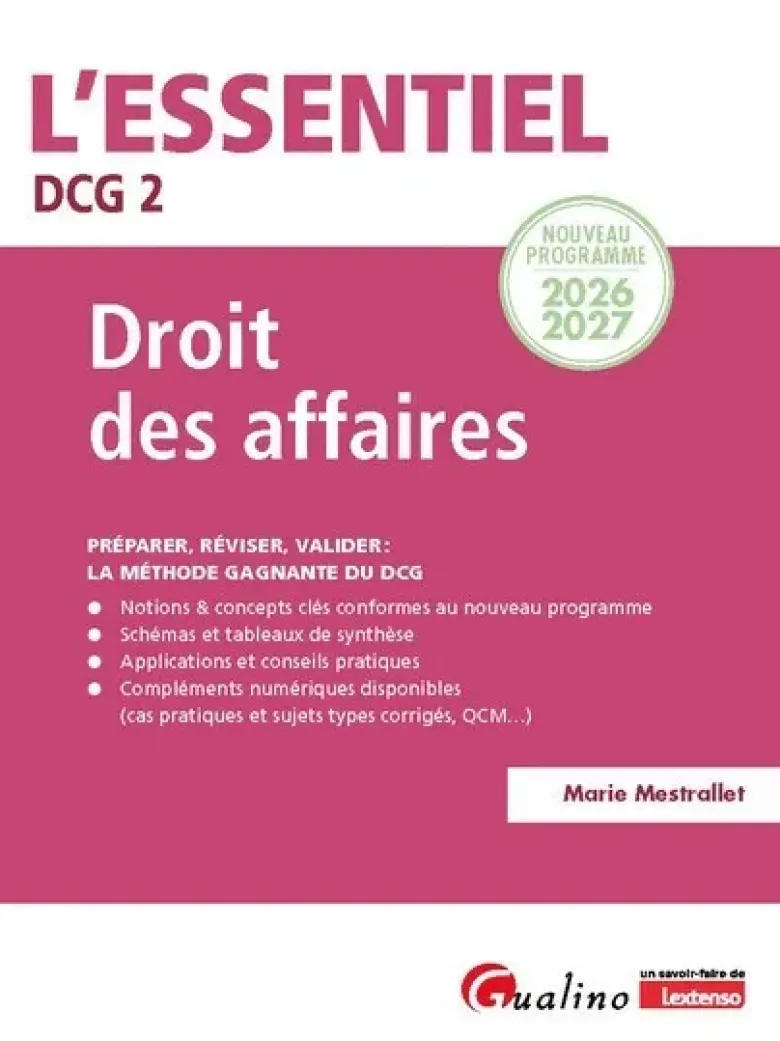 DCG 2 - Droit des affaires