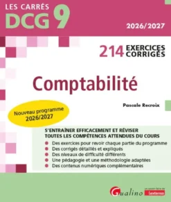 DCG 9 - 214 Exercices corrigés de Comptabilité