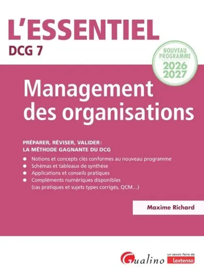 DCG 7 - Management des organisations