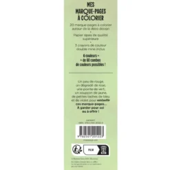 Déco design - Mes marque-pages à colorier