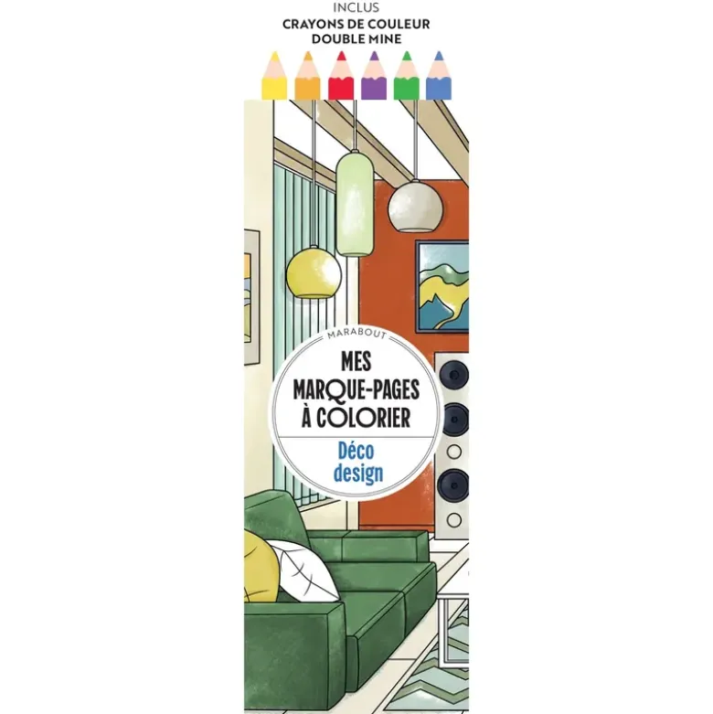 Déco design - Mes marque-pages à colorier