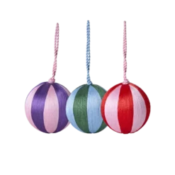 Décoration de Noël Set de 3 boules