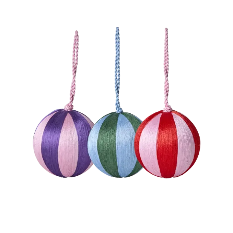 Décoration de Noël Set de 3 boules