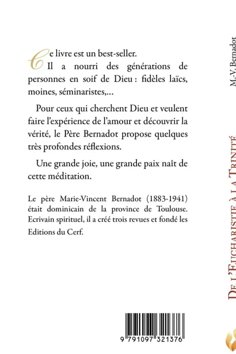 De l'Eucharistie à la Trinité