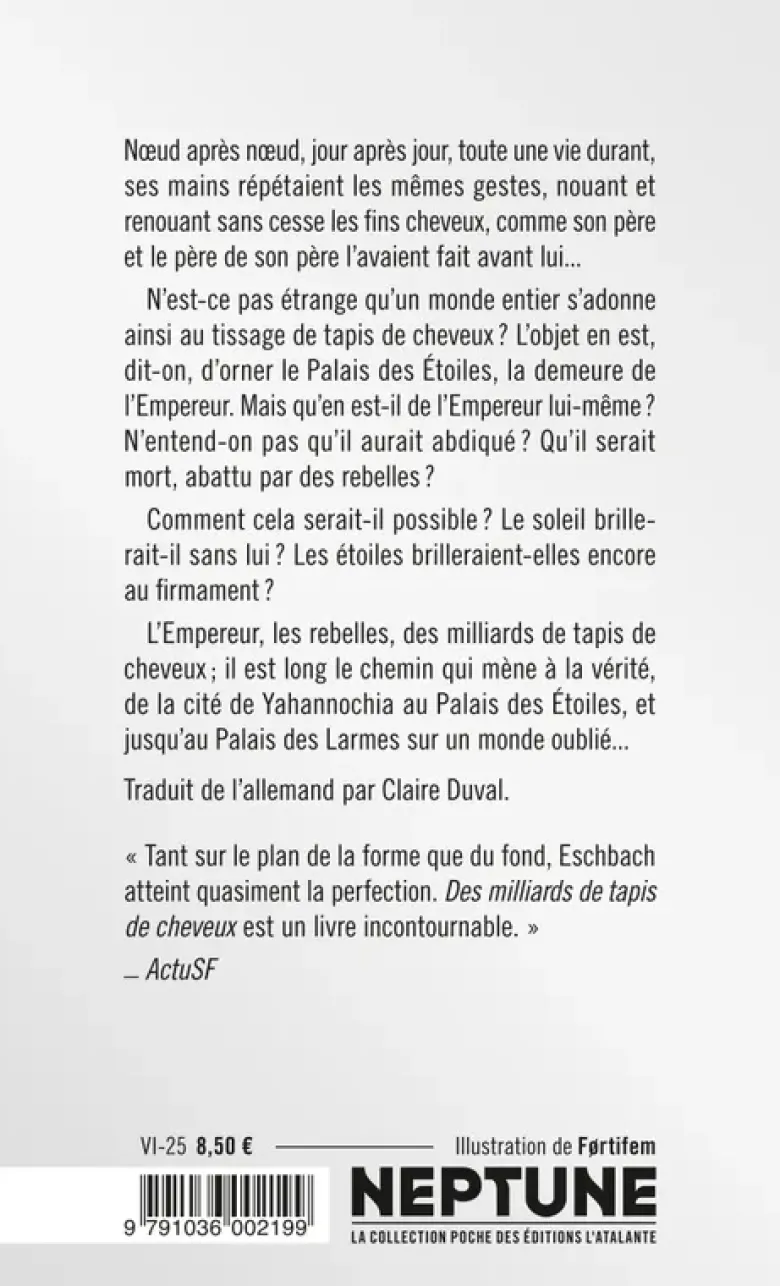 Des milliards de tapis de cheveux