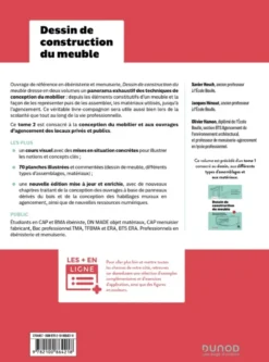 Dessin de construction du meuble - Tome 2 - 4e éd.