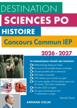 Destination Sciences Po Histoire - Concours commun IEP - 2026-2027