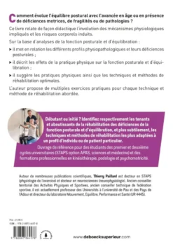 Déficiences et réhabilitation de la fonction posturale et d’équilibration