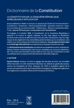 Dictionnaire de la Constitution