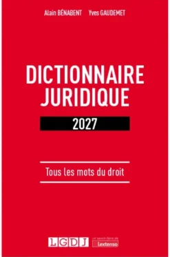 Dictionnaire juridique 2027