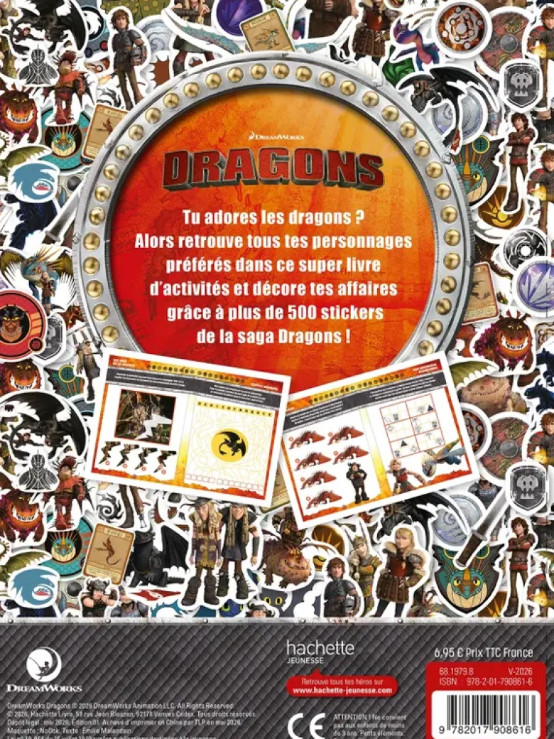 Dragons - 500 stickers