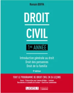 Droit civil 1re année