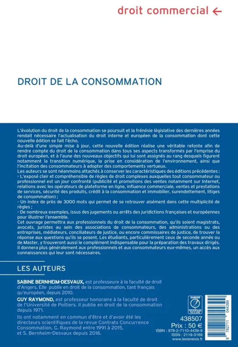 Droit de la consommation