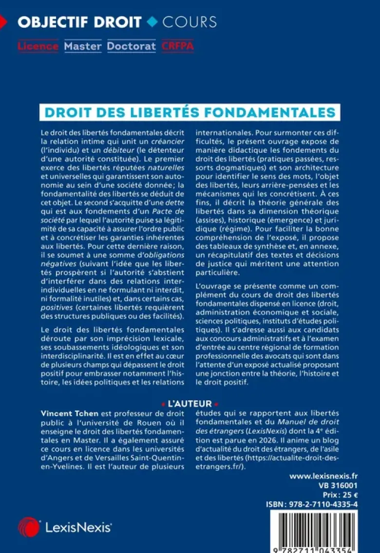 Droit des libertés fondamentales