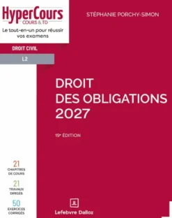 Droit des obligations 2027. 19e éd.