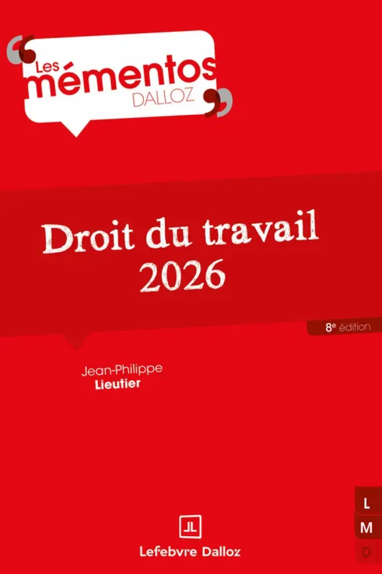 Droit du travail 2026. 8e éd.