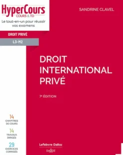 Droit international privé. 7e éd.