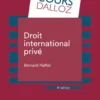 Droit international privé. 4e éd.