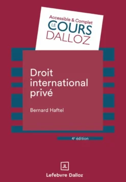 Droit international privé. 4e éd.