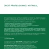 Droit professionnel notarial
