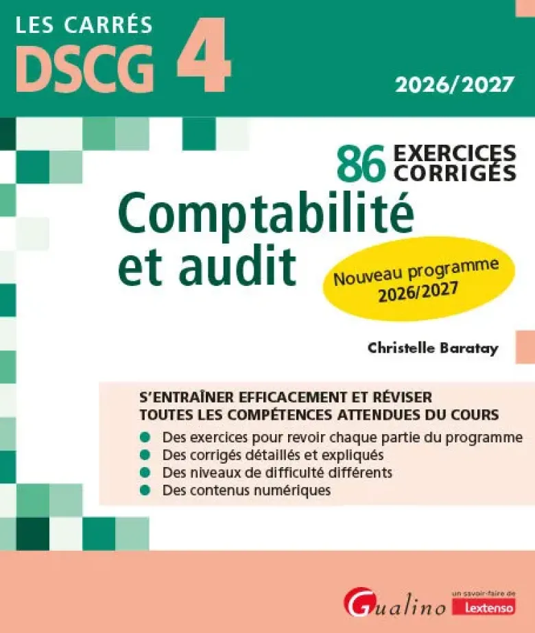 DSCG 4 - 86 Exercices corrigés - Comptabilité et audit
