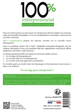 100% entrepreneuriat Le kit complet et innovant pour entreprendre