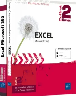 Excel Microsoft 365 - Coffret de 2 livres : Le Manuel de référence + le Cahier d'exercices sur les m