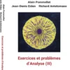 Exercices et problèmes d'analyse (III)