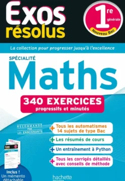 Exos résolus - spécialité Maths 1re