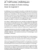 Exploration de données et méthodes statistiques