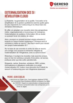 Externalisation des SI : révolution Cloud