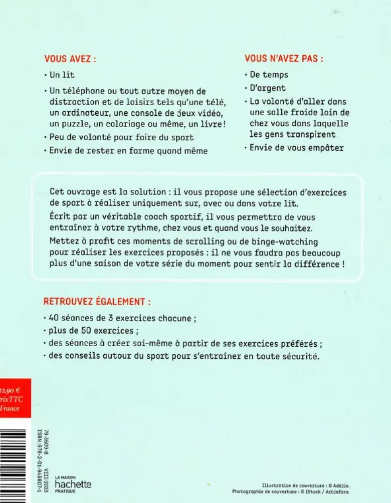 Faire du sport sans sortir de son lit