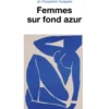 Femmes sur fond azur
