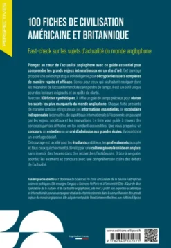100 fiches de civilisation américaine et britannique
