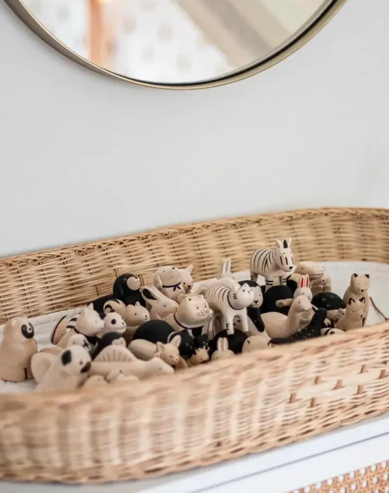 Figurine en bois - Shiba Inu