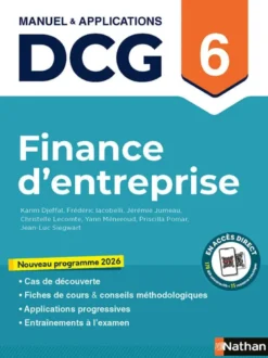 Finance d'entreprise - DCG - Épreuve 6 - Manuel et applications - 2026