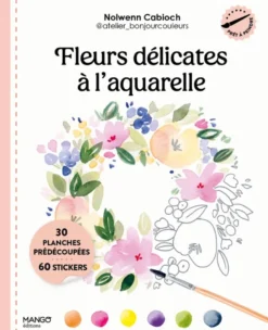 Fleurs délicates à l'aquarelle