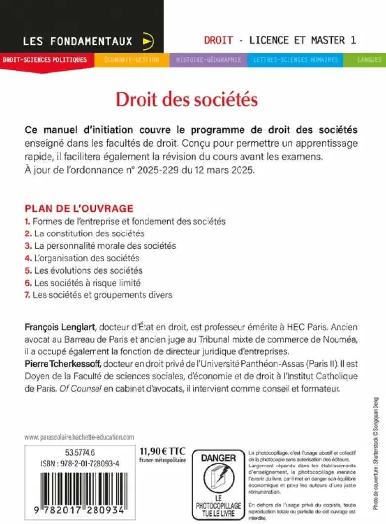 Fondamentaux- Droit des sociétés 2026-2027