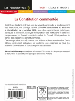 Fondamentaux- La Constitution commentée 2026-2027