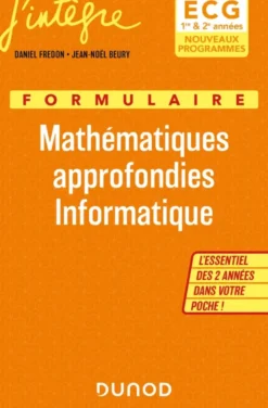 Formulaire Mathématiques approfondies Informatique ECG 1 & 2