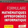 Formulaire Mathématiques approfondies - Informatique - ECG 1re et 2e années - Programme 2022