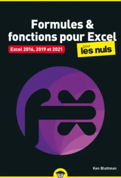 Formules et fonctions pour Excel pour les Nuls poche - Nouvelle édition